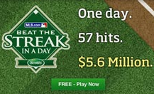 MLB the Streak' Contest With $5.6 Million Prize