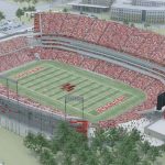 University of Houston stadium rendering. Credit: University of Houston