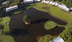 Island green at TPC Sawgrass, home of the Players Championship