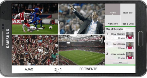 Screen shot of IBM app for Ajax football club. Credit: IBM