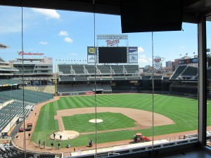 Suite view of Target Field