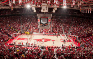 Bud Walton Arena, University of Arkansas. Credit: University of Arkansas website.
