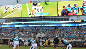New huge video boards at EverBank Field
