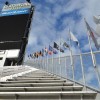 Wi-Fi access point antennas visible on poles at CenturyLink Field, Seattle. Credit: Extreme Networks