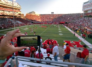 Using the app at Memorial Stadium