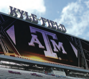 Scoreboard, Kyle Field. Photos: Texas A&M