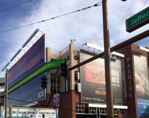 Downtown COW on a roof