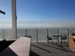 View from the Levi's skydeck out over Santa Clara