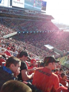 View from the Levi's 501 Club section seats, 2014 season. Photo: Paul Kapustka, MSR