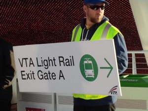In-stadium signing help to get fans to light rail