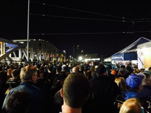 VTA line following Levi's Stadium hockey game