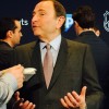 NHL Commissioner Gary Bettman, at Levi's Stadium press conference. Credit all photos: Paul Kapustka, MSR (click on any photo for a larger image).