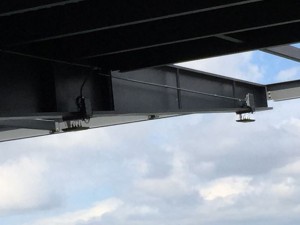 Wi-Fi APs attached to roof beams