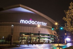 Portland's Moda Center, home of the NBA Trail Blazers. Credit all photos: Moda Center (click on any photo for a larger image)