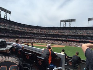 View from the Coors Light concourse walk-up bar in center field