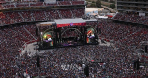 Grateful Dead stage view