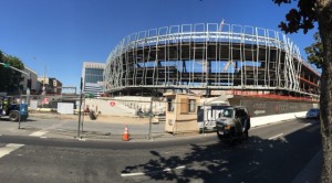Golden 1 Center in Sacramento taking shape. All photos: Paul Kapustka, MSR (click on any photo for a larger image)