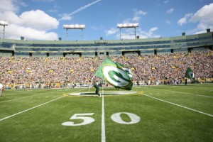 Wave the flag, Wi-Fi has come to Lambeau Field! Photo: Green Bay Packers