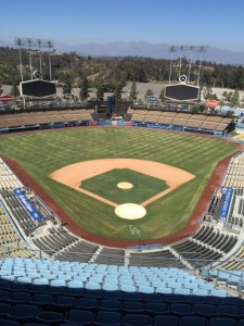 Dodgers Stadium, the SoCal baseball shrine. All photos: Terry Sweeney, MSR (click on any photo for a larger image)