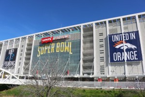 Levi's Stadium, ready for the Super Bowl. All stadium photos: Levi's Stadium (click on any photo for a larger image)