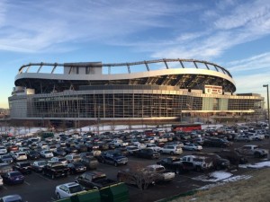 Sports Authority Field at Mile High, during Jan. 3 game vs. San Diego. All photos: Paul Kapustka, MSR (click on any photo for a larger image)