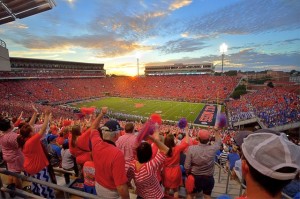 Game day at Vaught-Hemingway Stadium. All photos: Joshua McCoy/Ole Miss Athletics (click on any photo for a larger image)