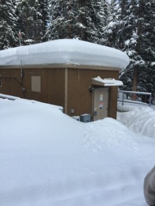 New AT&T DAS headend building at Winter Park ski area. No problem keeping equipment cool here! All photos: AT&T