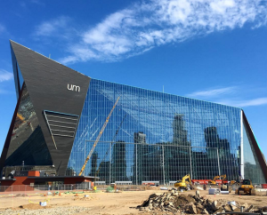 Outside view of U.S. Bank Stadium in Minneapolis. Photo: USBankStadium.com.