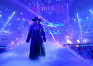 The Undertaker arrives at AT&T Stadium for WrestleMania 32. Photo: WWE.com