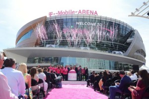 T-Mobile Arena, Las Vegas, on the official April 6 opening. All photos: Cox Business (click on any photo for a larger image)