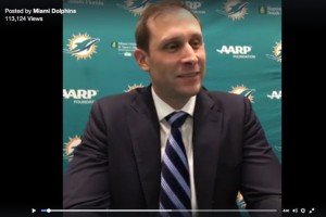 Live video was another of the Dolphins' social-media tactics 