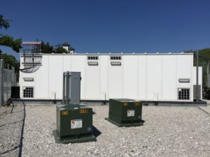 A "cell on platform," or COP, installed at Indy