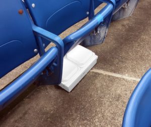 Under-seat Wi-Fi AP at Ralph WIlson Stadium