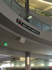 Wi-Fi AP visible below Mall of America sign. Credit: Paul Kapustka / MSR