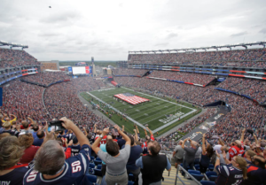 Gillette Stadium before the Sept. 11 game vs. the Miami Dolphins. Credit: Steve Milne, AP, via Patriots.com