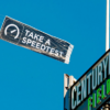 Ookla ad banner being flown over CenturyLink Field in Seattle. Credit: Ookla
