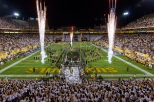 Sun Devil Stadium at Arizona State. Credit all photos: ASU