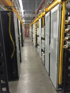 A view inside the head end room that runs Verizon's NRG Stadium DAS. Credit: Verizon Wireless