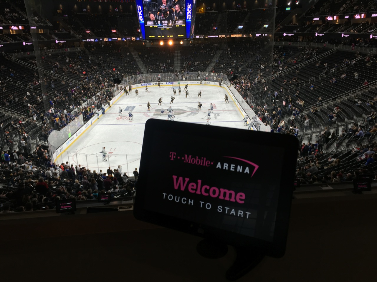 T-Mobile Arena seat & row numbers detailed seating chart, Las Vegas 