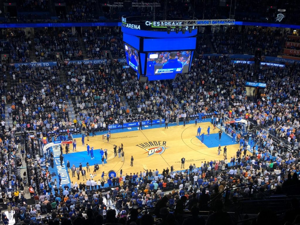 Topdown approach brings WiFi to OKC Thunder’s Chesapeake Energy Arena