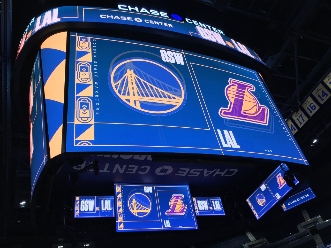 Warriors go ‘biggest’ with Chase Center digital displays