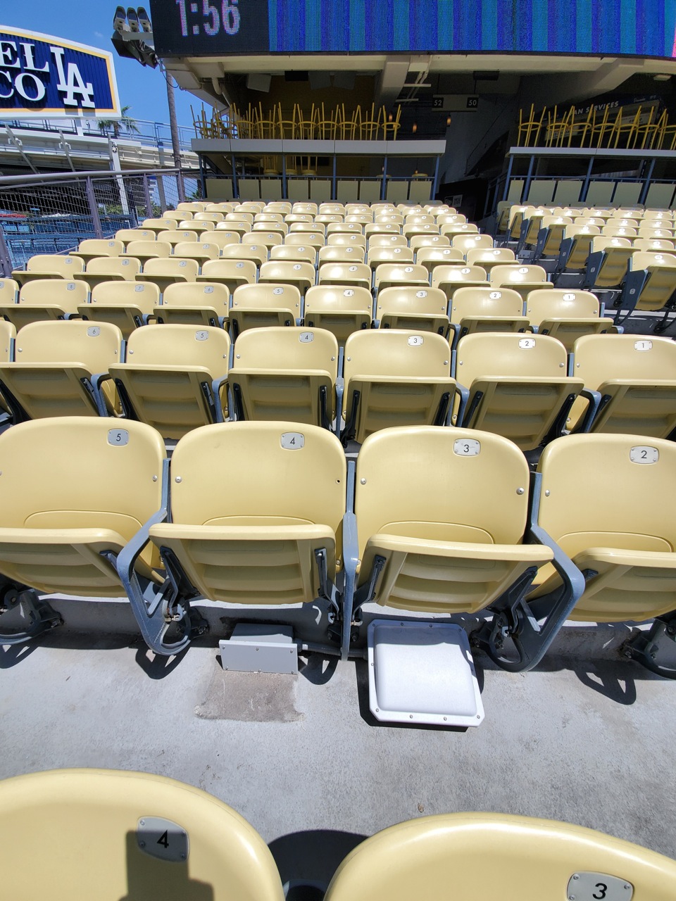 Los Angeles Dodgers Logo Stadium Seat